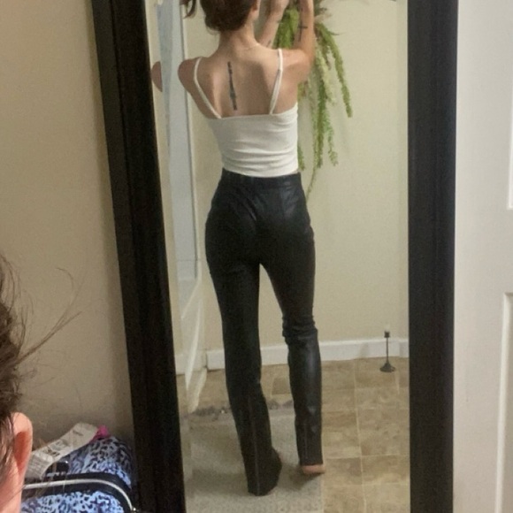 Faux Leather Pants - Picture 2 of 9